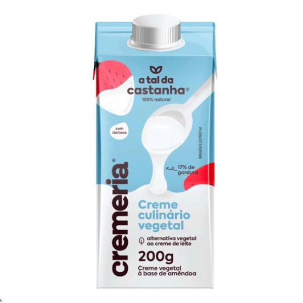 Crema de Leche Vegetal 200g A Tal da Castanha Sadhani